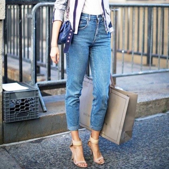 استمر h\u0026m vintage jeans high waist 